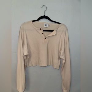 Princess Polly cropped shirt
